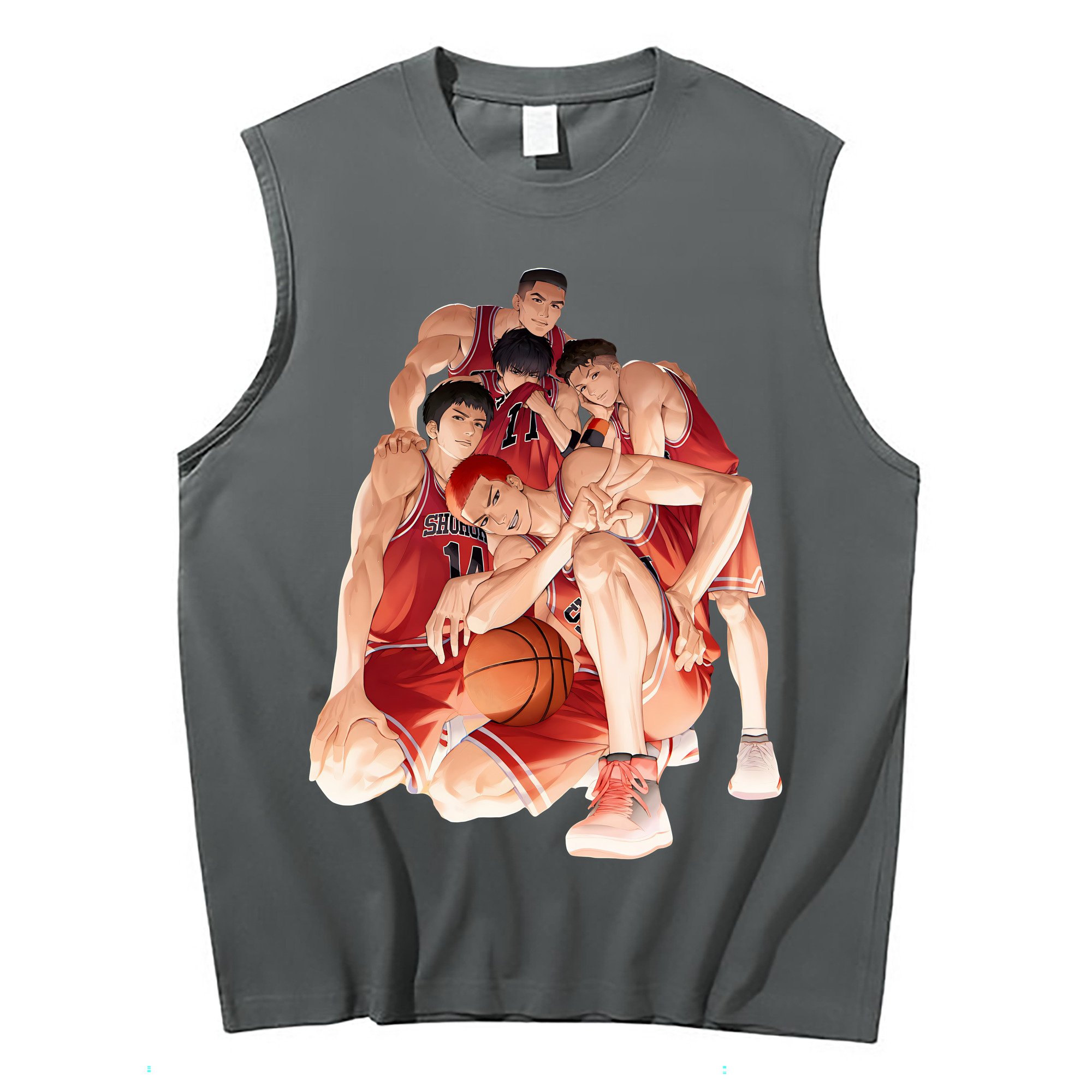 （画像用） SLAM DUNK／スラムダンク コットン100％タンクトップ（フロントプリント）